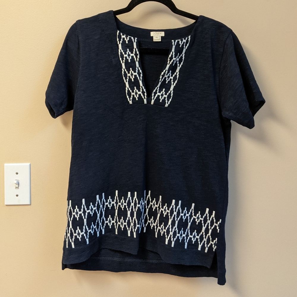 4 / $25 JCrew Cotton Oversized  Tunic Top XS S